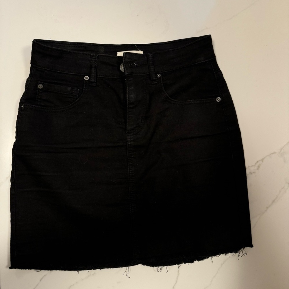 Garage denim skirt